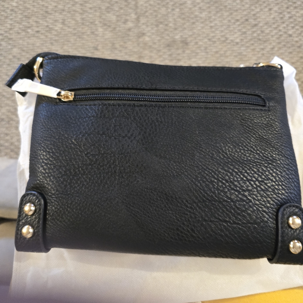 MKF Collection Rudy Crossbody Bag by Mia K Farrow, Shoulder Strap, Black, NEW - Picture 5 of 6